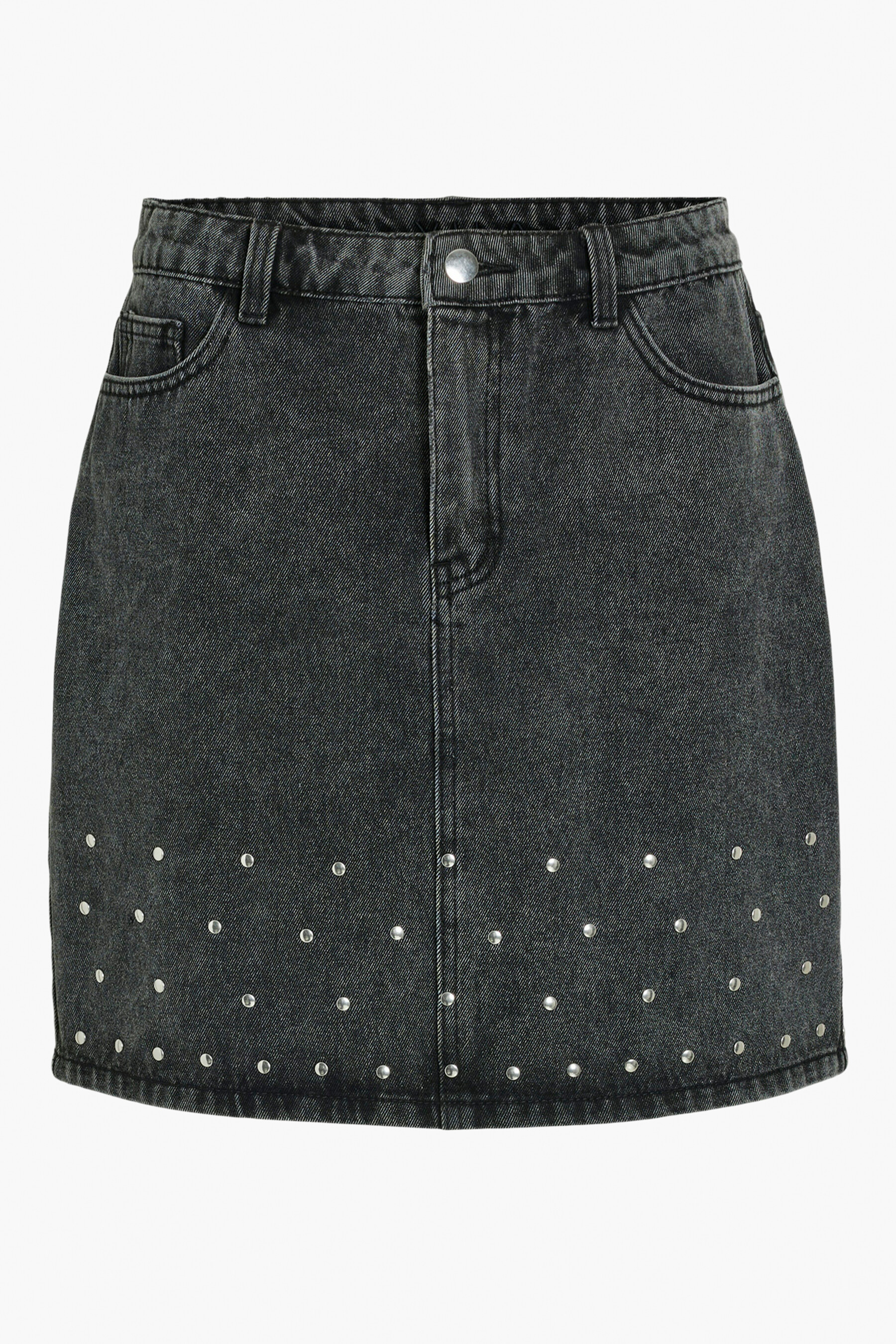 Jupe courte Mid Grey Denim VILA 14101978 GREY DENIM ZEB